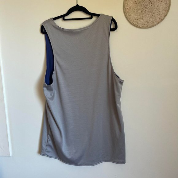 Men's NBA Singlet basketball Jersey Size XL Blue and Grey Reversible - Picture 4 of 8